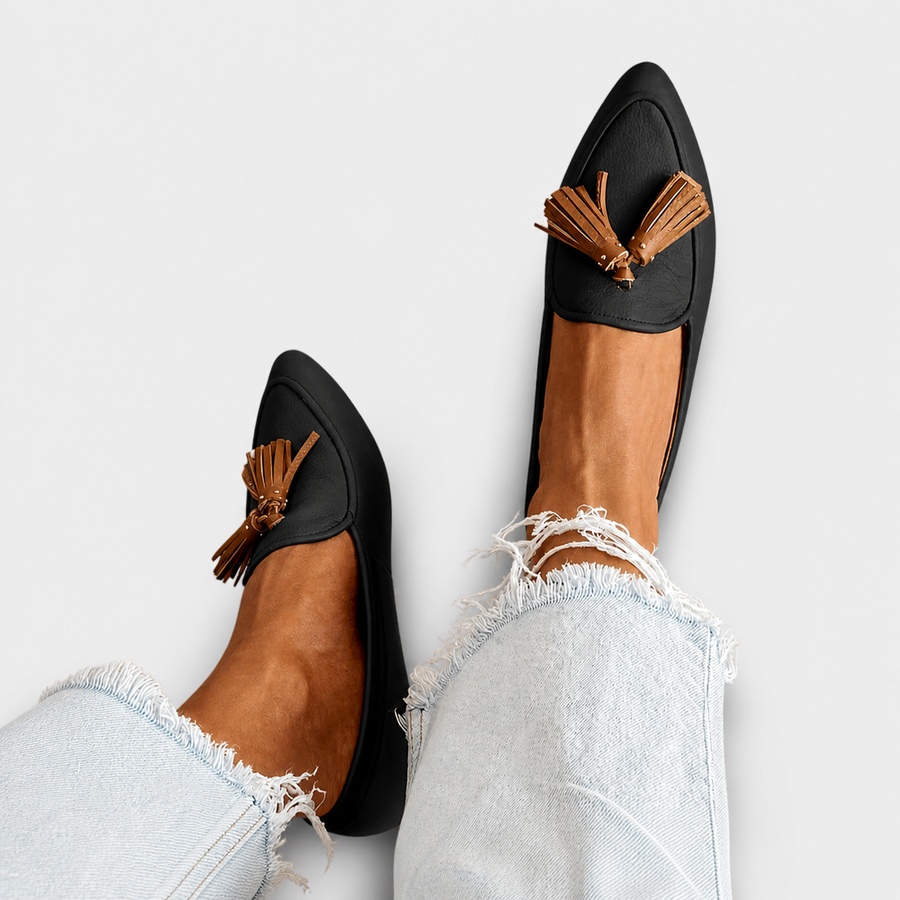 ESTHER™  |  MOCASINES MODERNOS CON FLECOS