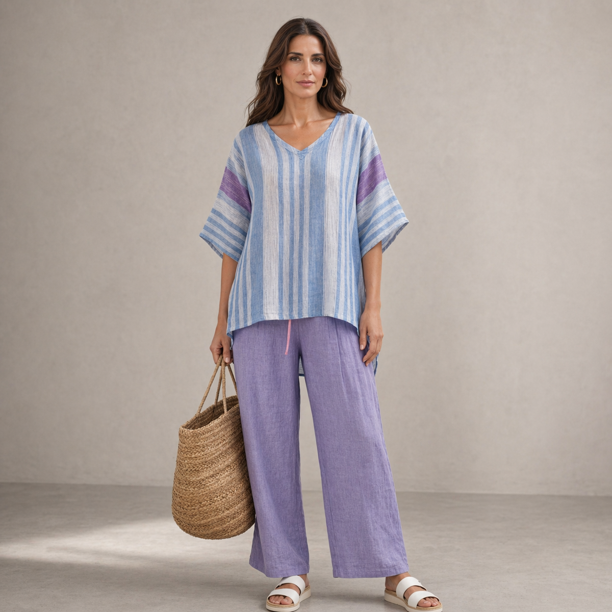 CARLA | Set lino elegante