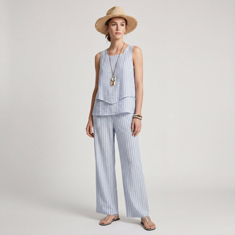 MARIVEL | CONJUNTO RAYAS COSTERAS