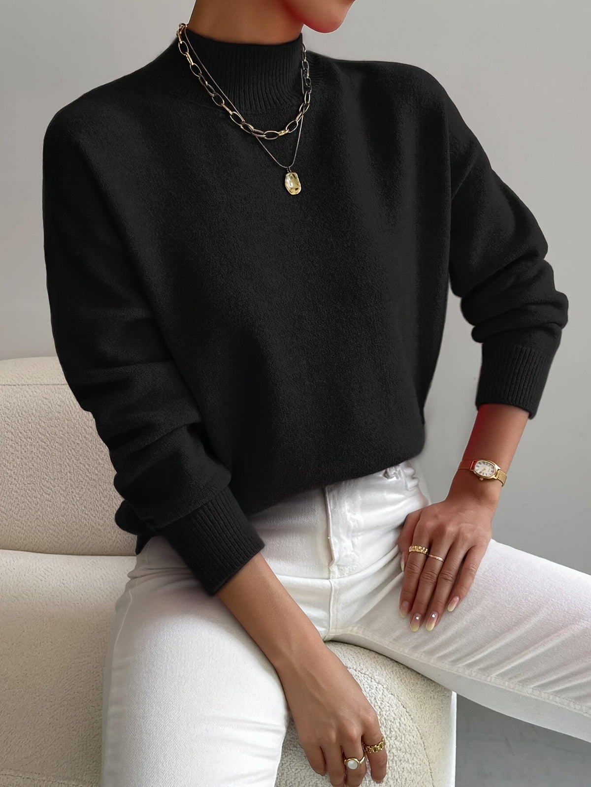 LARA | JERSEY DE DE CUELLO ALTO